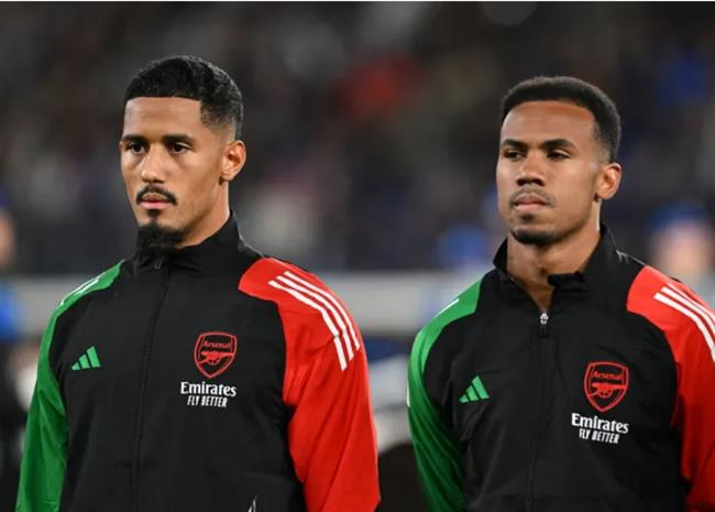 William Saliba va Gabriel Magalhaes da tao nen mot cap doi an y tai Arsenal